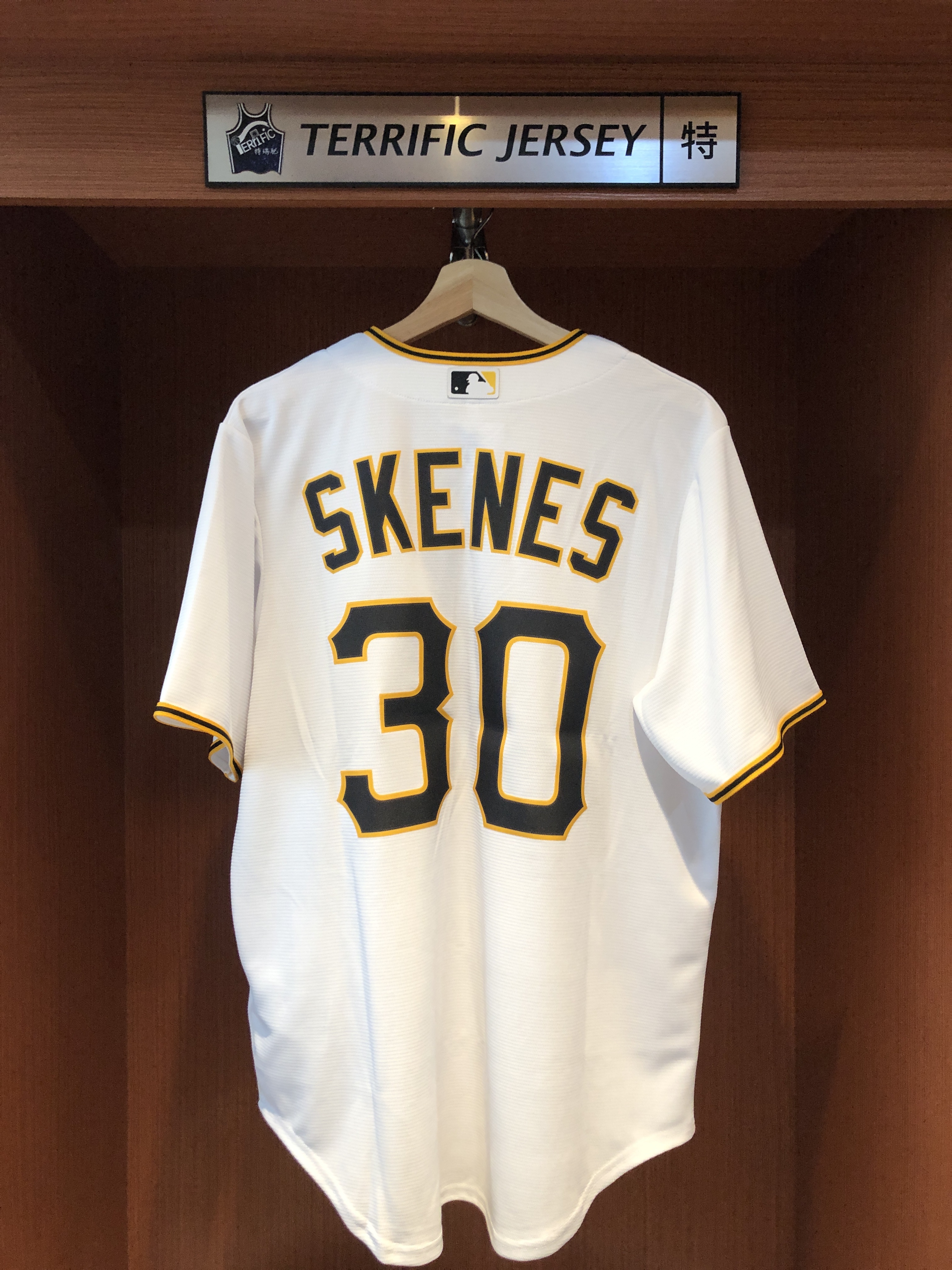 MLB球衣 Paul Skenes 匹茲堡海盜白 Nike Replica Player Name Jersey 球迷版 熱轉印 全新