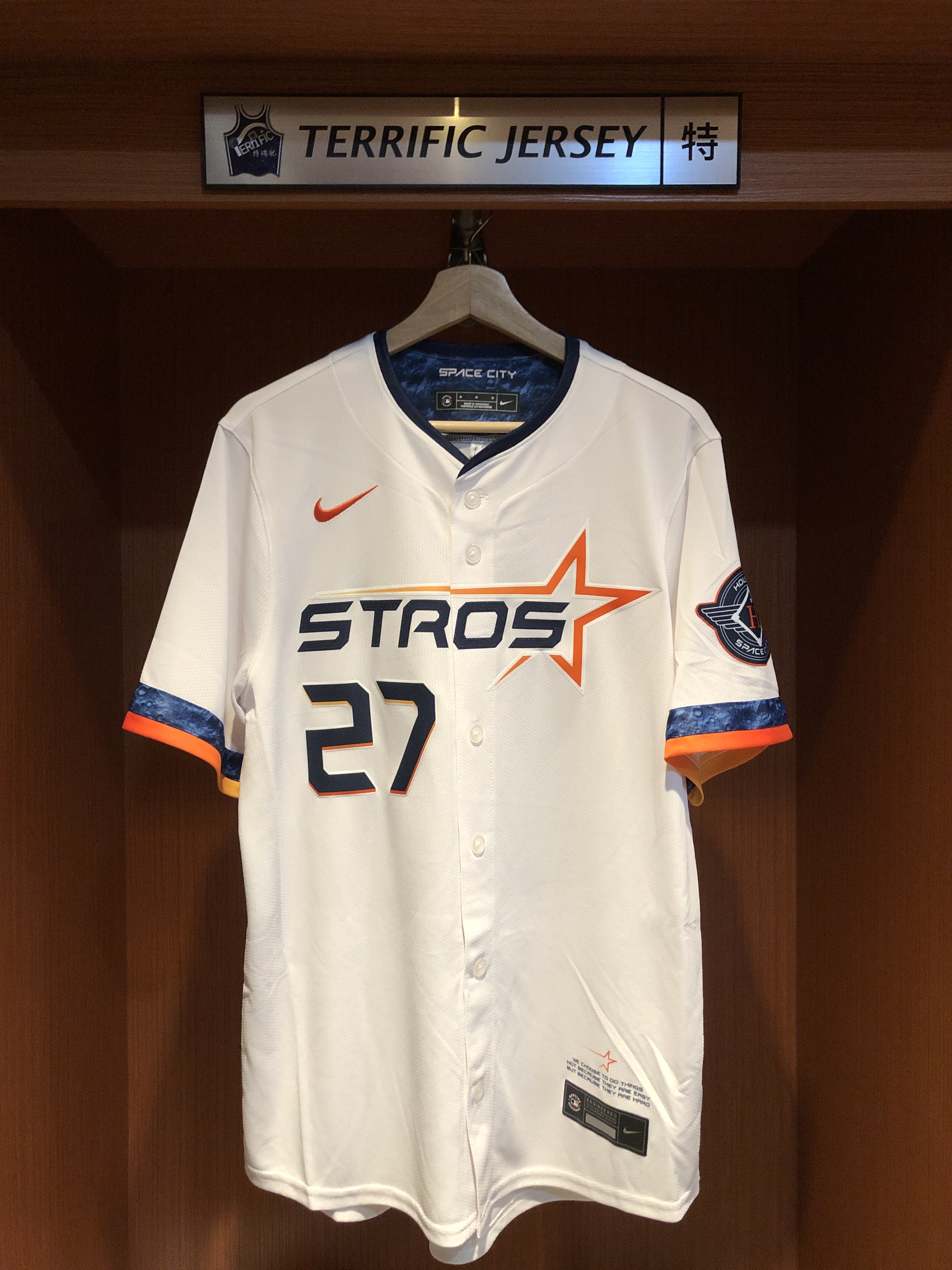 MLB球衣 Jose Altuve 休士頓太空人城市 Nike Limited Player Name Jersey 球迷版 熱轉印 全新