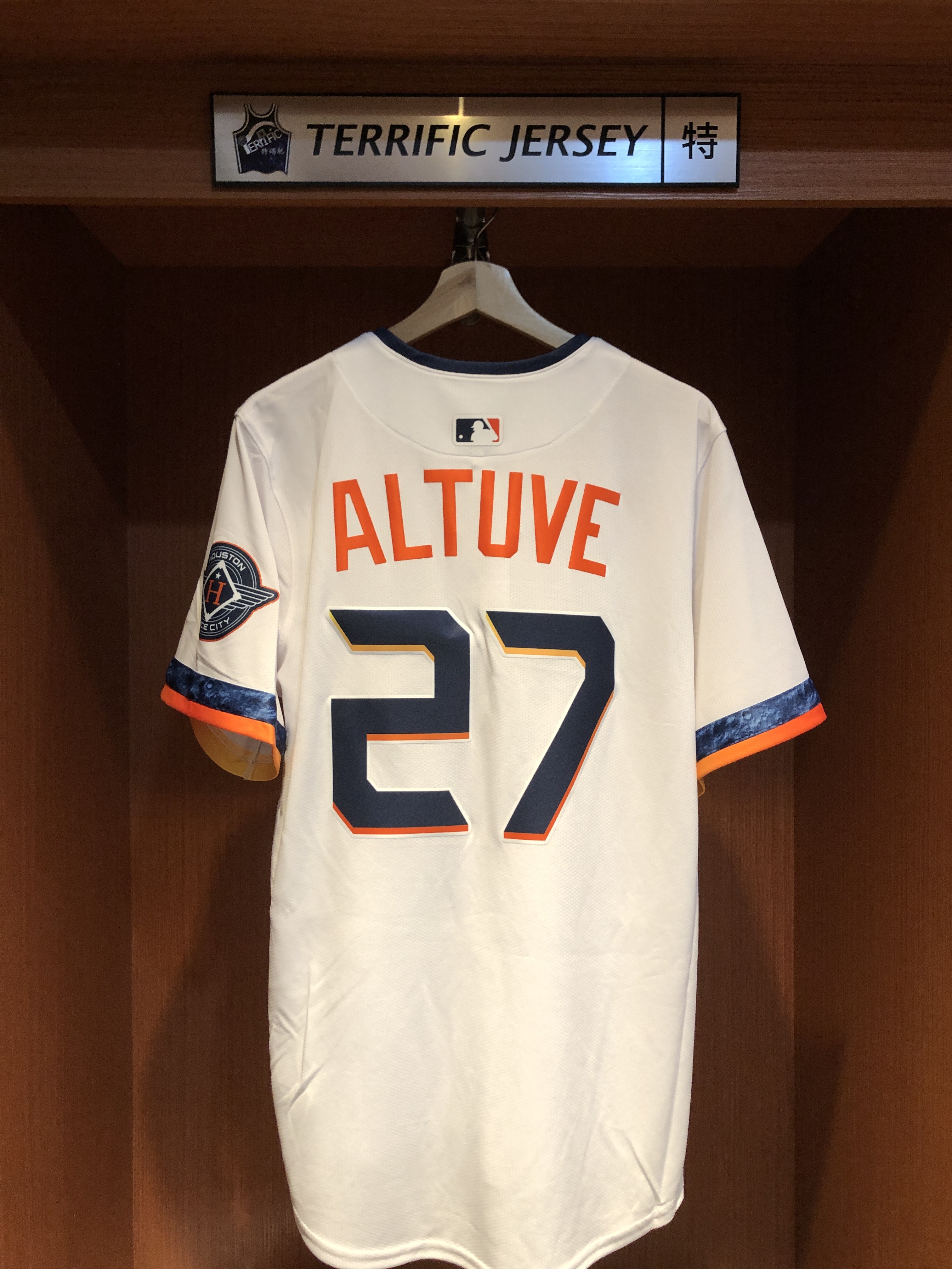 MLB球衣 Jose Altuve 休士頓太空人城市 Nike Limited Player Name Jersey 球迷版 熱轉印 全新