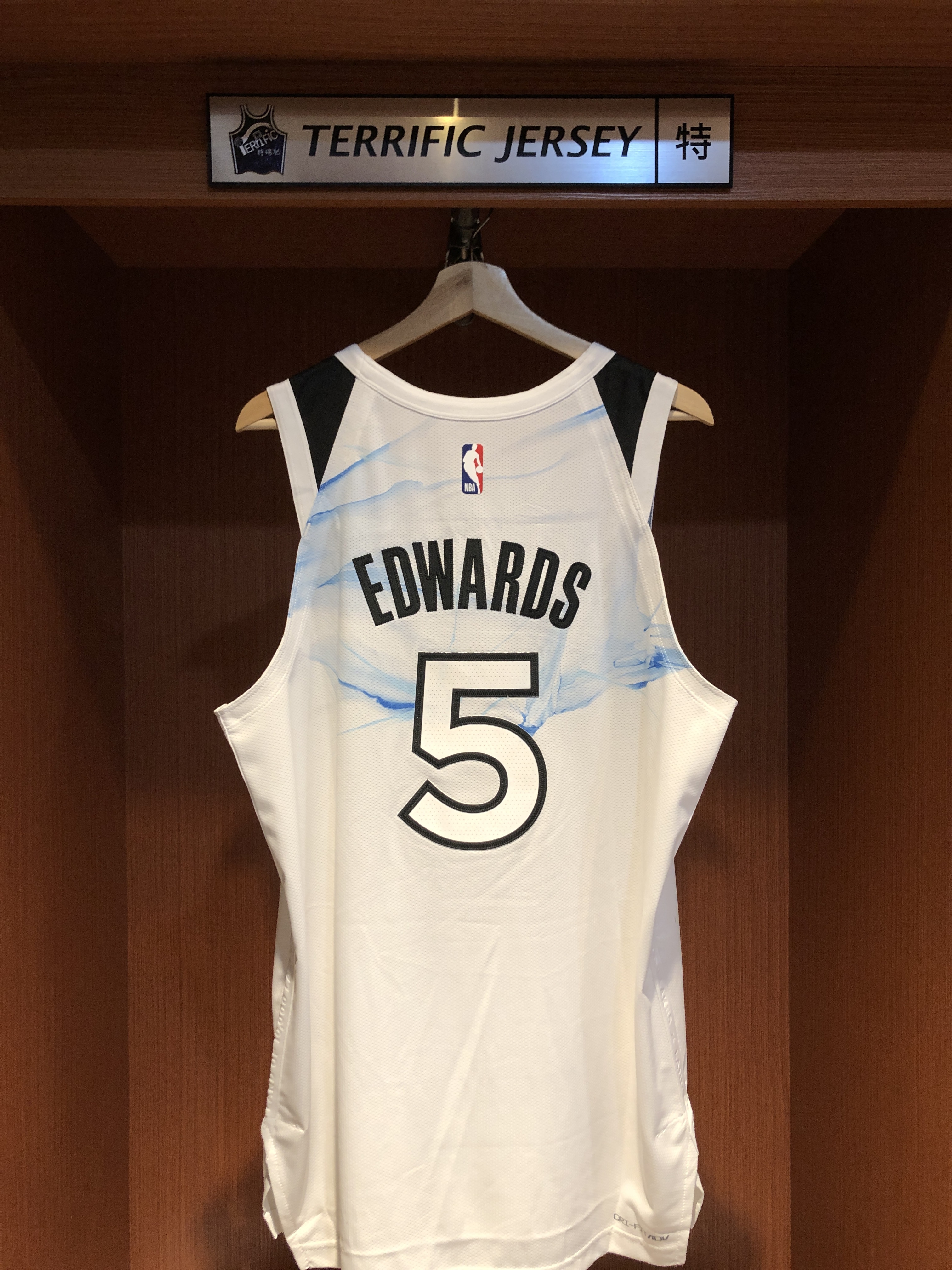 NBA球衣 Anthony Edwards 明尼蘇達灰狼城市 City Nike Authentic 球員版 電繡 含贊助商標 全新