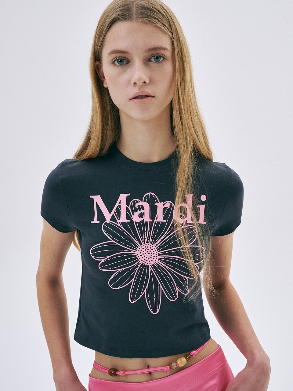 Mardi Mercredi CROPPED TSHIRT FLOWERMARDI
