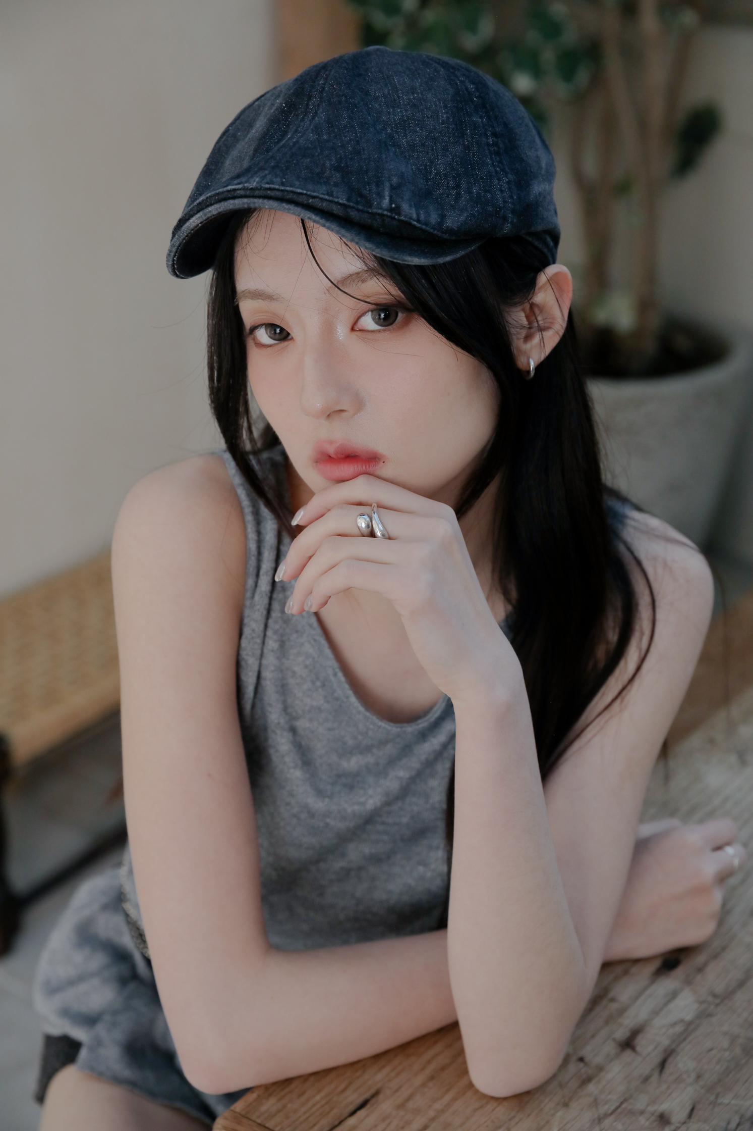 Denim Washing Hunting Cap #狩獵帽