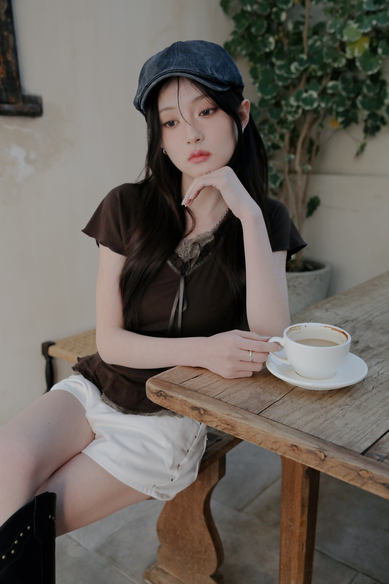 Denim Washing Hunting Cap #狩獵帽