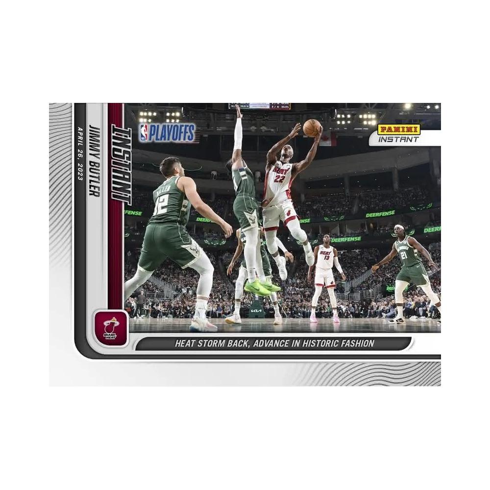 Jimmy Butler - 2022-23 Nba Instant 士官長 狂砍42分 最後兩秒神拋追平公鹿 幫助熱火締造老八傳奇 球員卡 #250