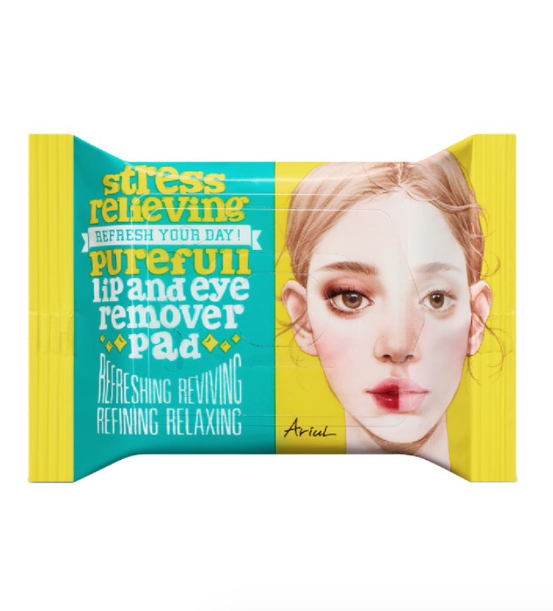 Ariul艾藜兒極淨舒壓眼唇卸妝棉 【30片】卸妝+保濕/皮膚保護 二合一效果。到期日20280224「O」