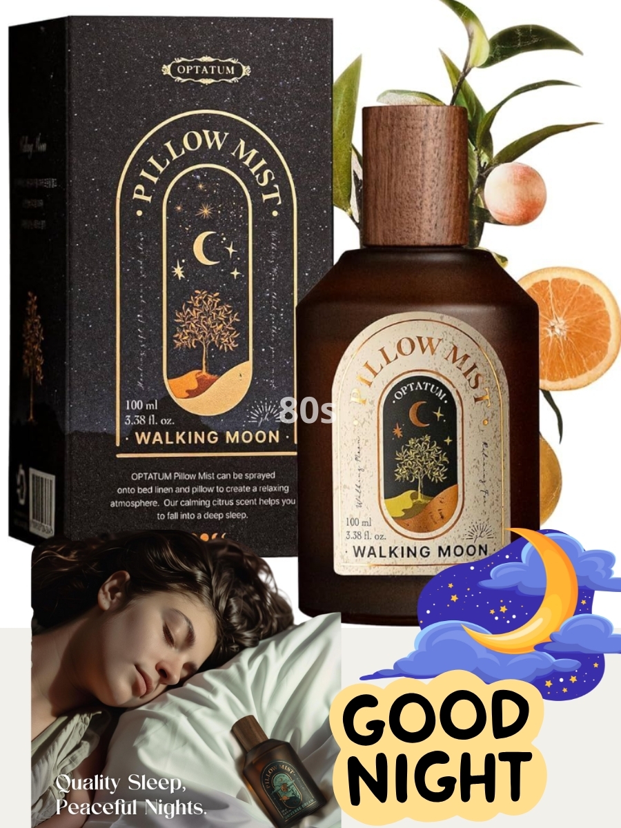 OPTATUM - 韓國直送枕頭香氛噴霧【Walking Moon】100ml【讓你期待每一個夜晚的到來，因為那是放鬆與重生的開始】到期日20271101「P」