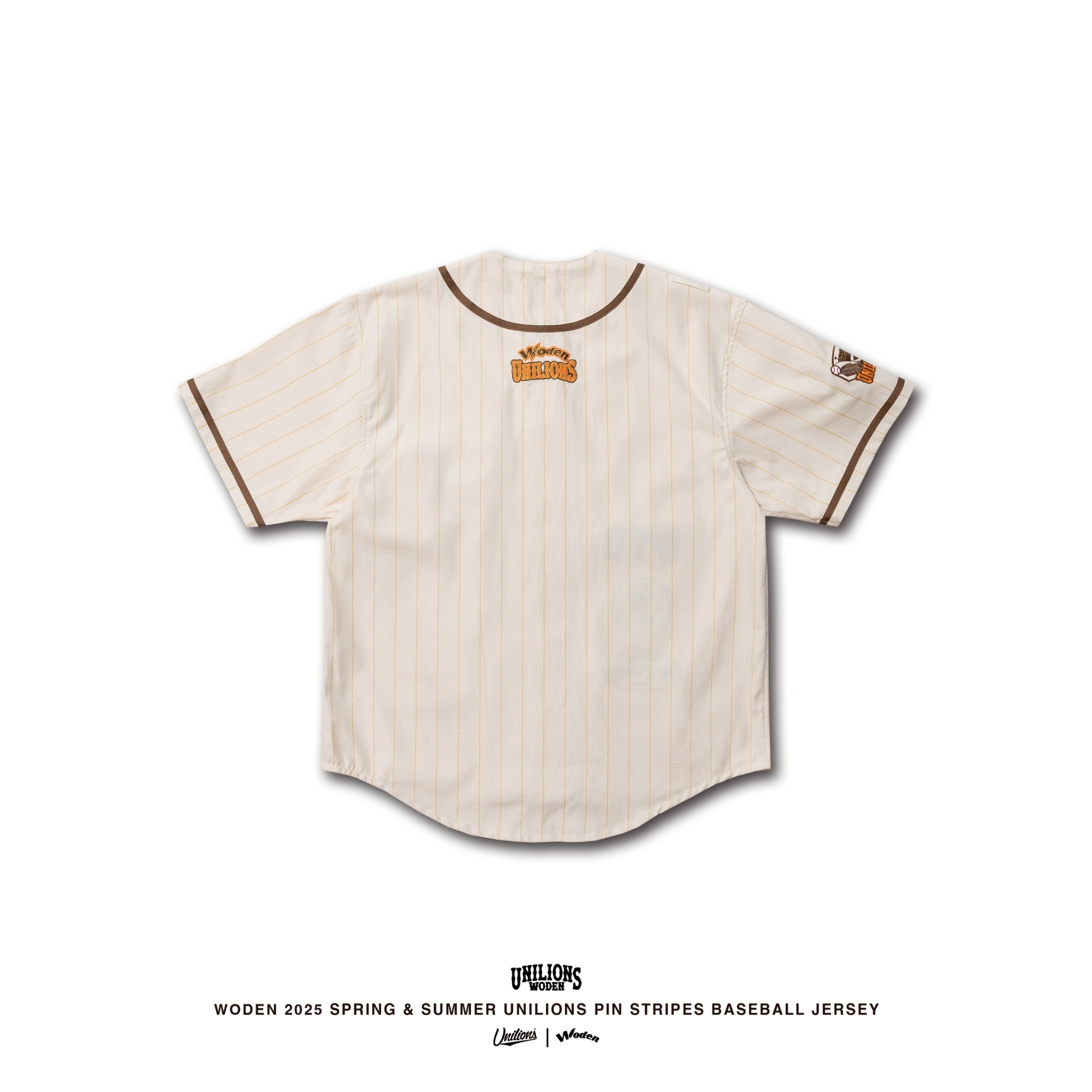 <最後現貨釋出> WD 25SS 015 X Unilions stripes Baseball Jersey