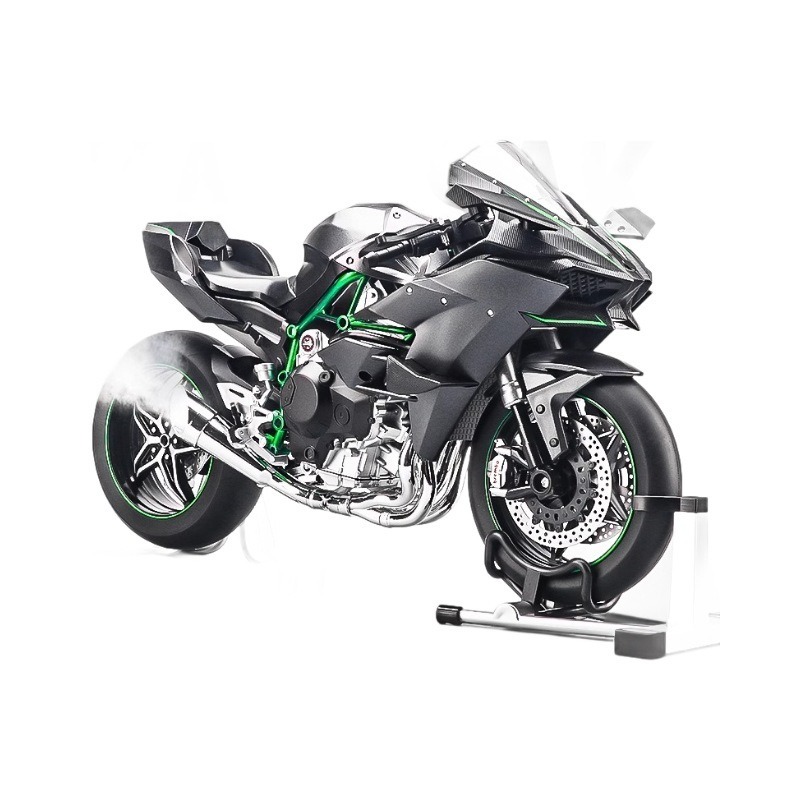 【限時折扣＋新版上市】KAWASAKI 川崎 H2R 1:6模型 可點火 仿真噴霧動態版