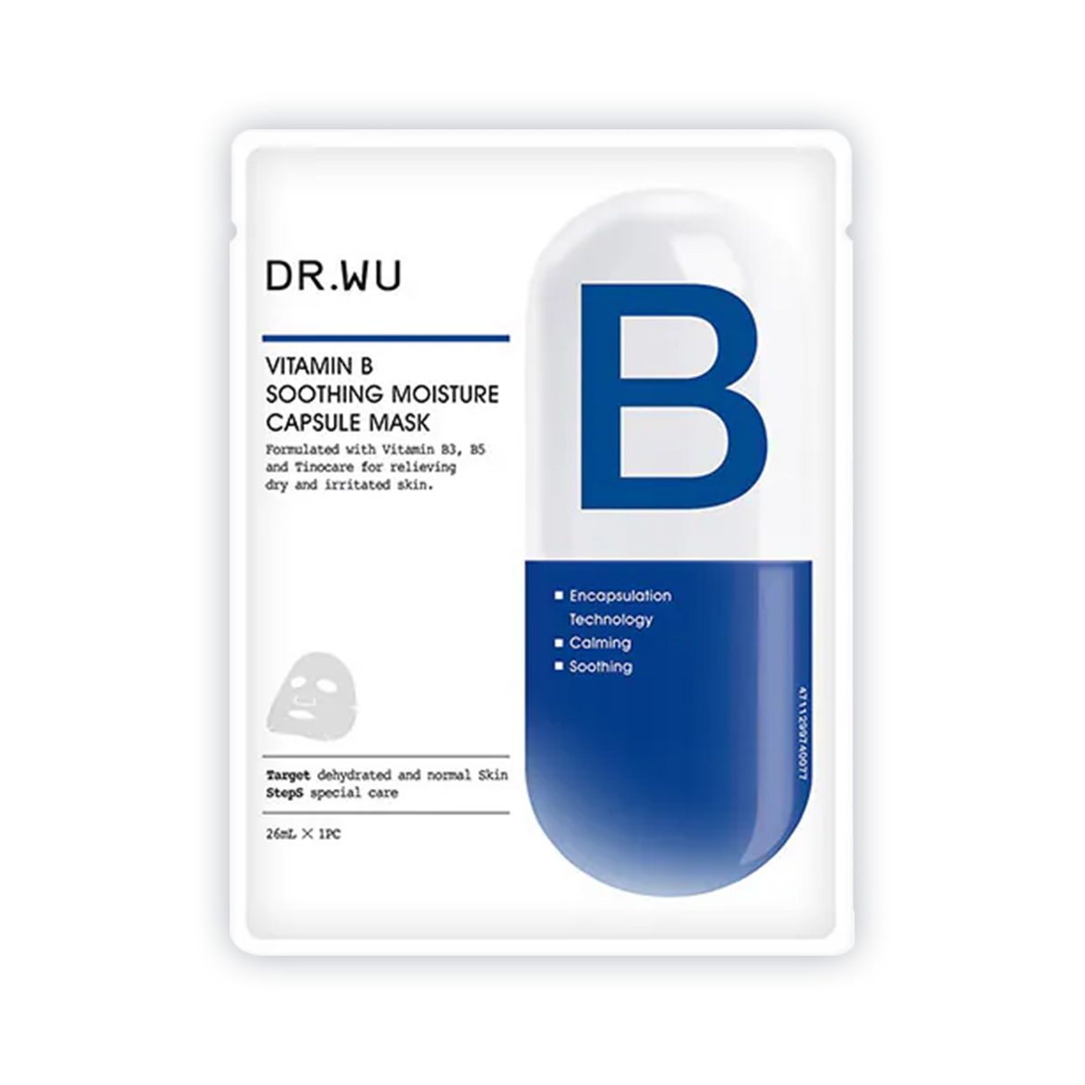 DR WU 維他命B保濕舒緩膠囊面膜(1片)