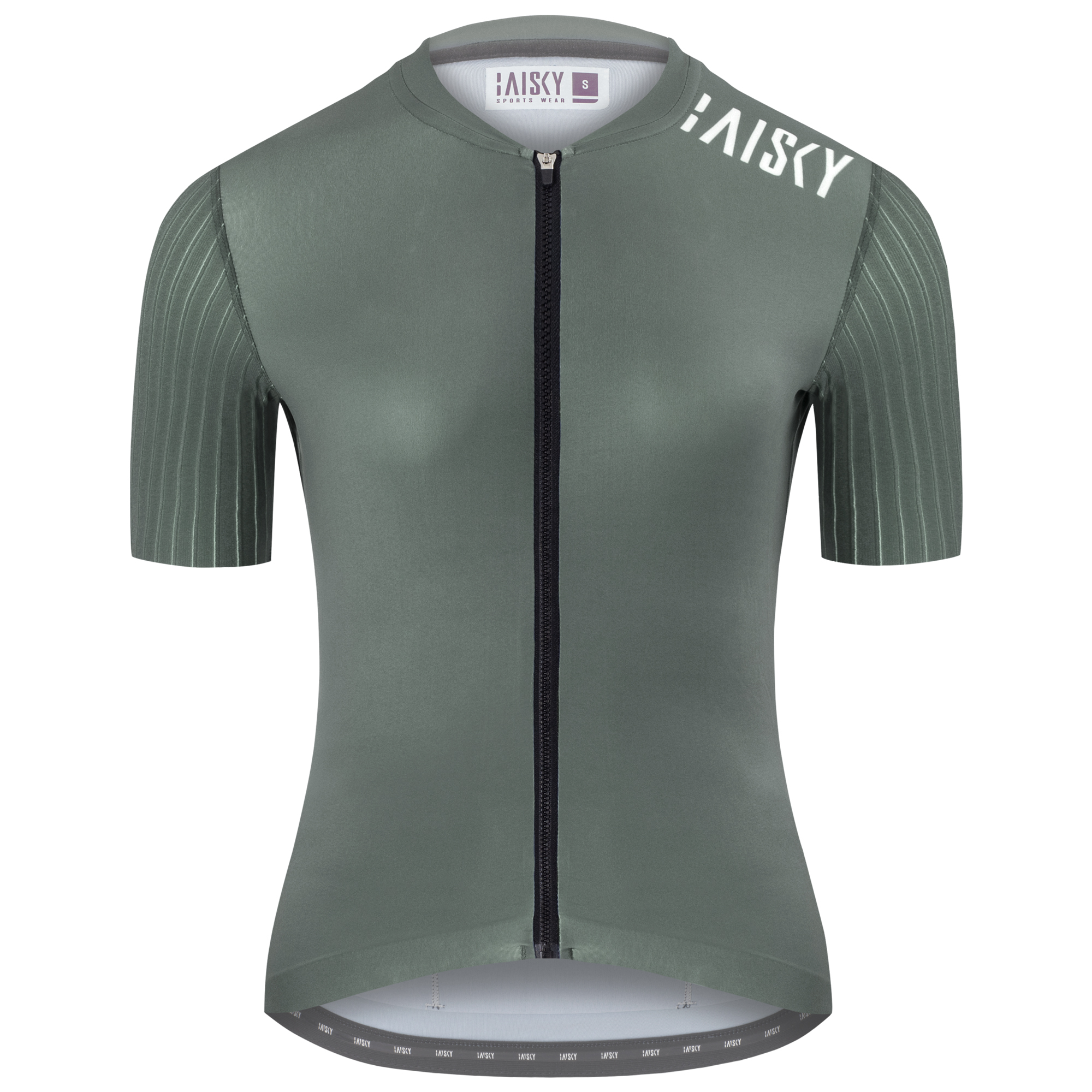 女款空力短車衣 潔淨V 深灰