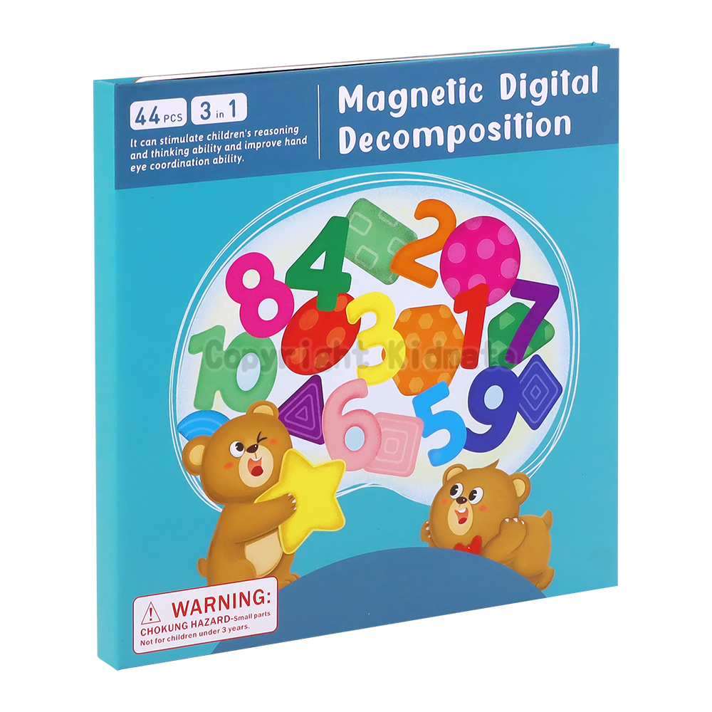 《 KIDMATE 》 磁性拼圖書-數字分解