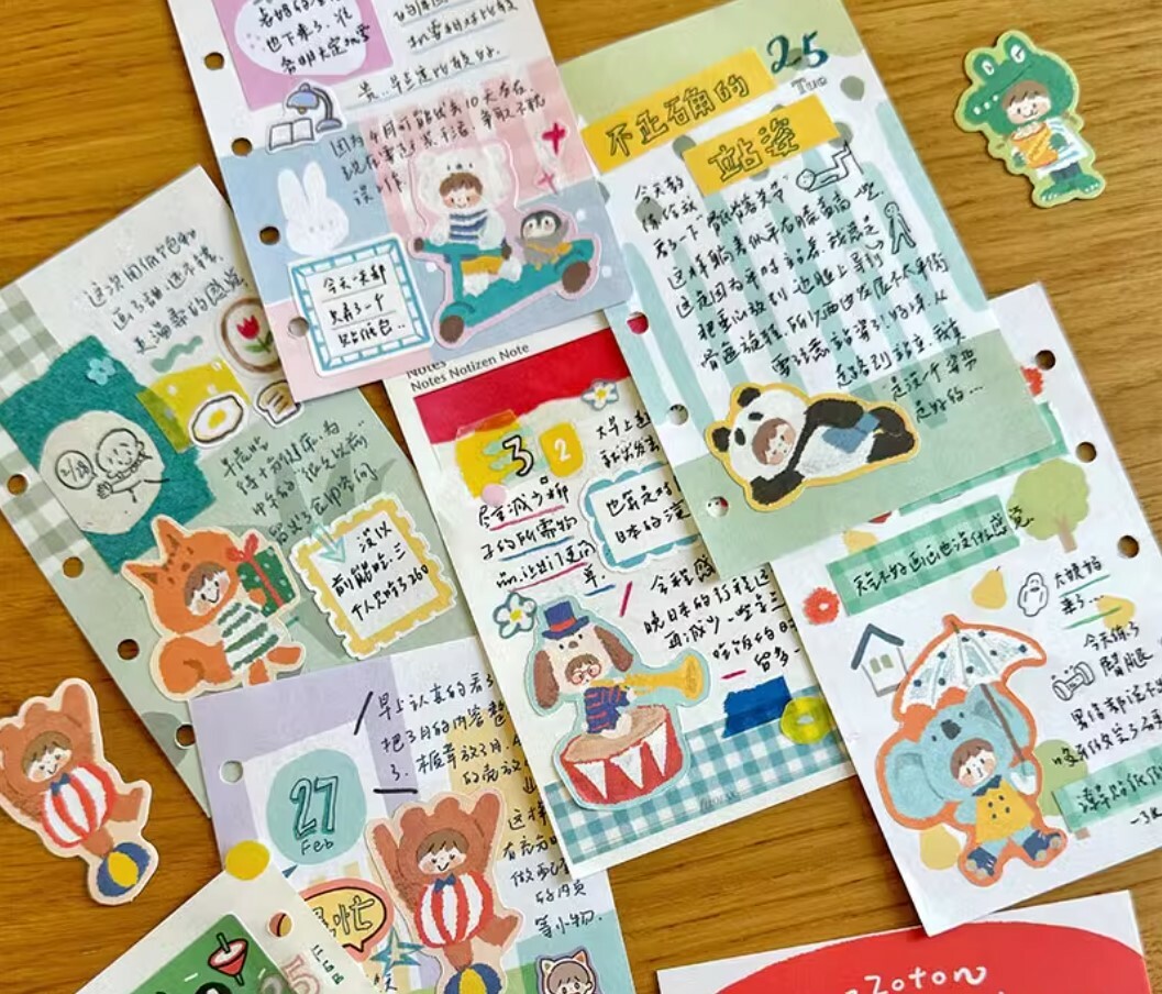 Molinta Sticker Flakes - Oil Pastel Series