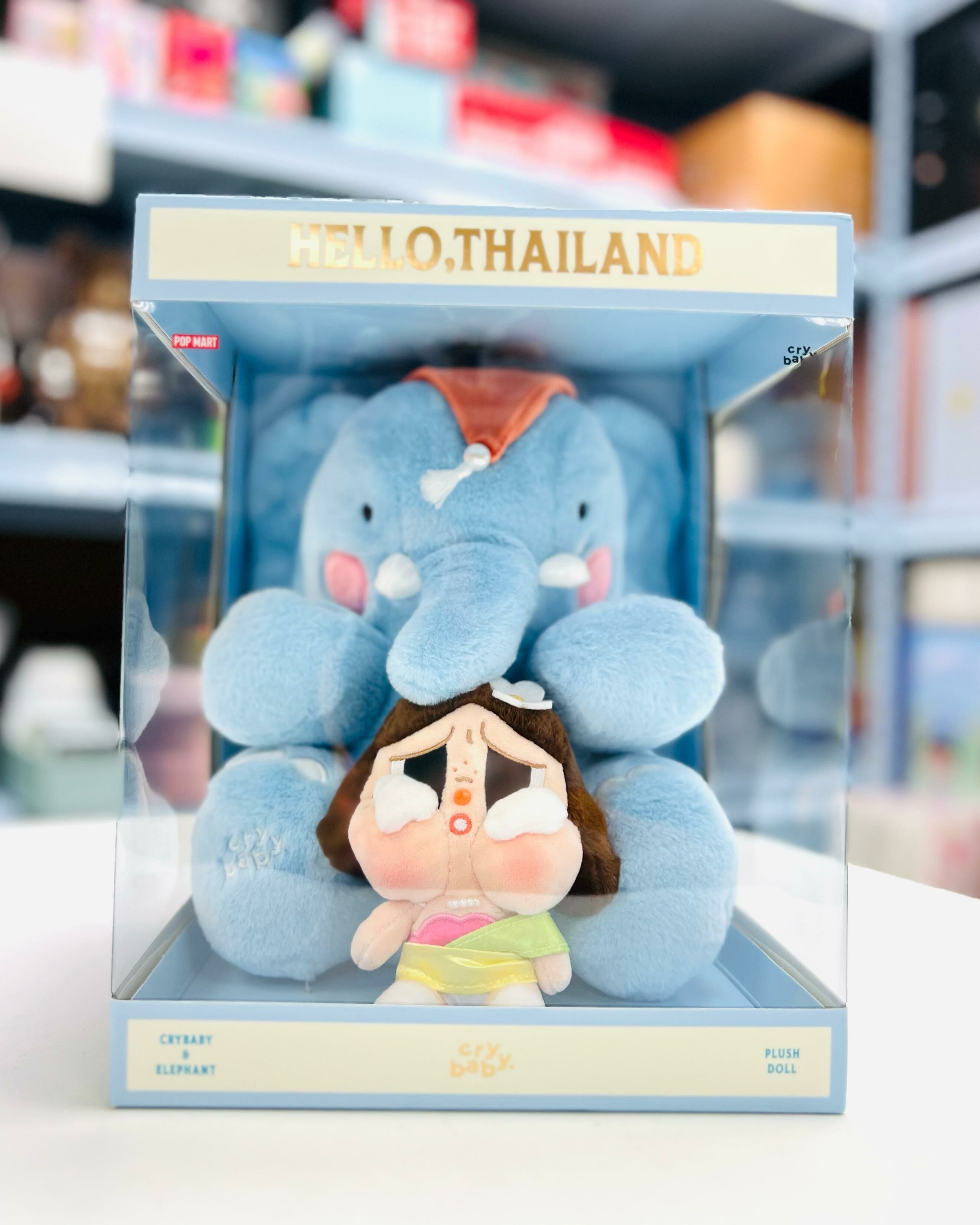Authentic)Pop Mart Crybaby Hello Thailand Series-Plush Doll