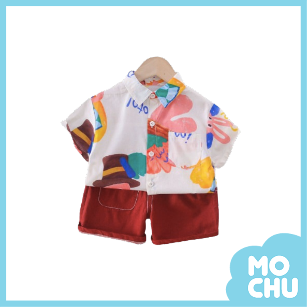 兔子樂團短袖襯衫套裝