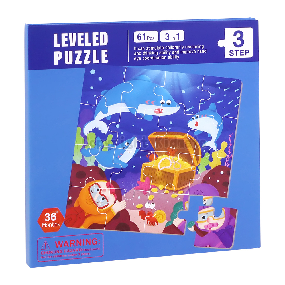 《 KIDMATE 》  磁性拼圖書-三階海洋冒險