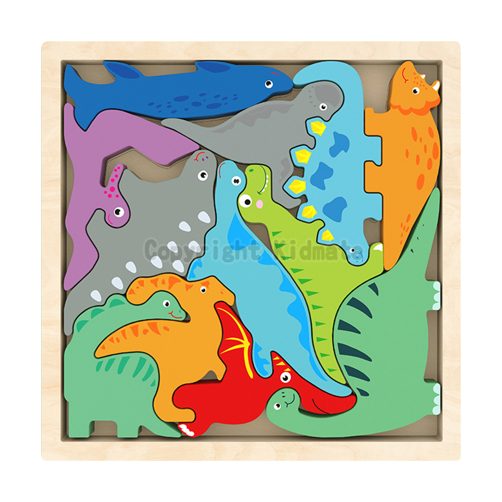 《 KIDMATE 》 立體拼圖-恐龍世界