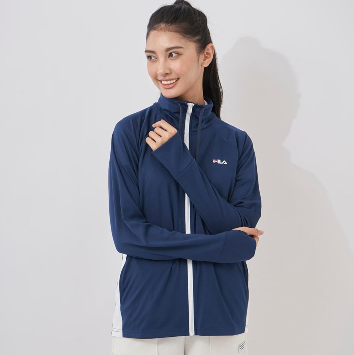 【預購】J0408901 FILA 女款防晒衣 蓝色