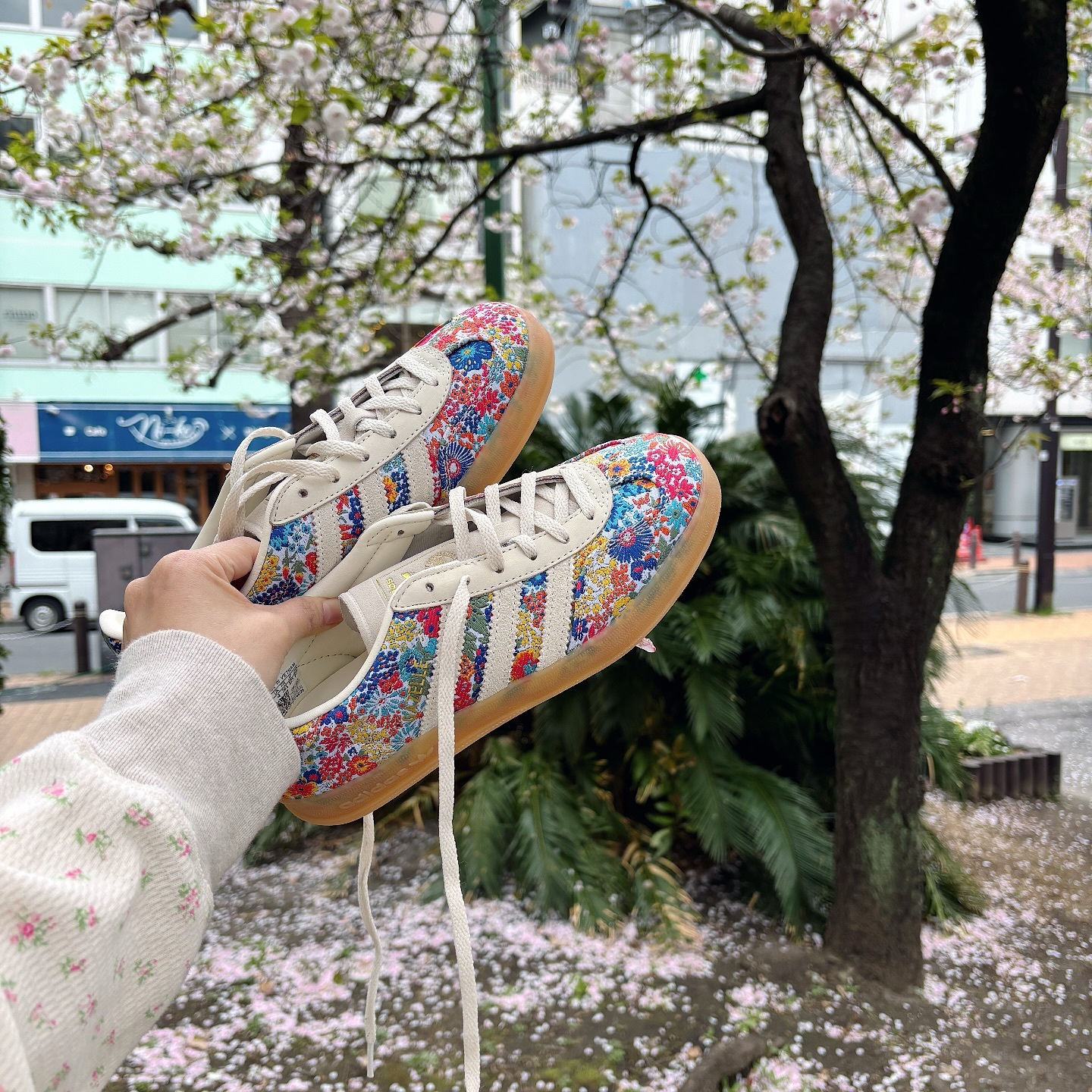 Adidas Originals Gazelle Indoor Liberty LDN 聯名款 小雛菊 花卉 焦糖 復古鞋 JP5309
