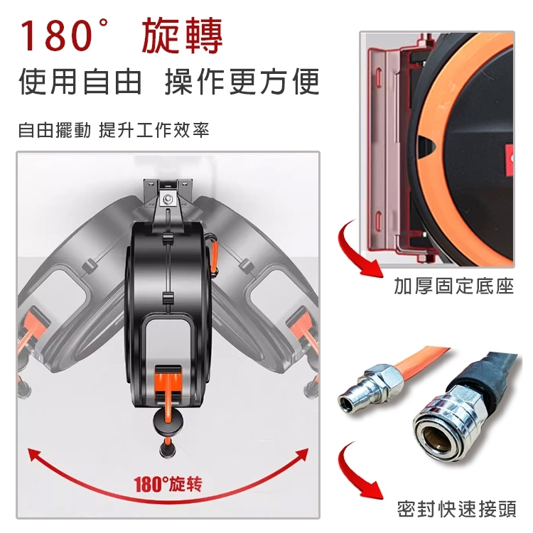 附發票｜ES6011、ES8017｜捲管器 伸縮捲揚器 捲揚器 空壓機風管 空壓管  PU夾紗管