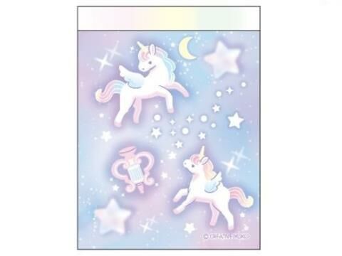 日本 Mother Garden 迷你便條紙 星光獨角獸繪(紫) 便條本 便利貼 筆記紙 筆記本