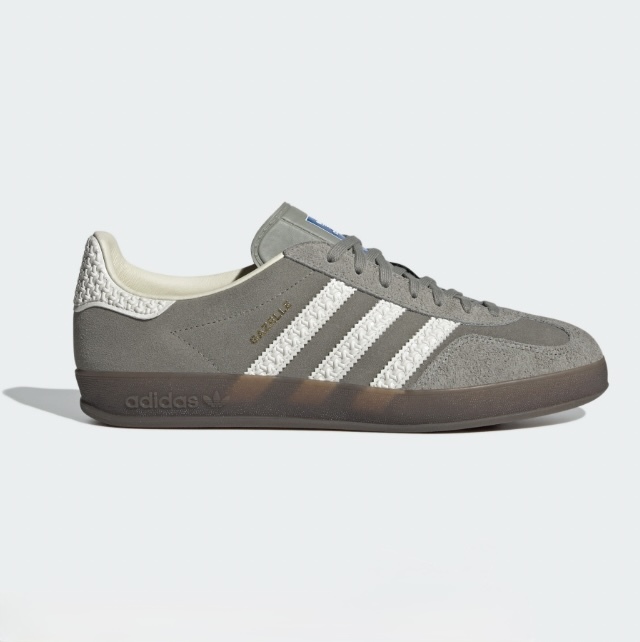 Adidas GAZELLE INDOOR 運動休閒鞋 灰色 (IF1807) 官方照