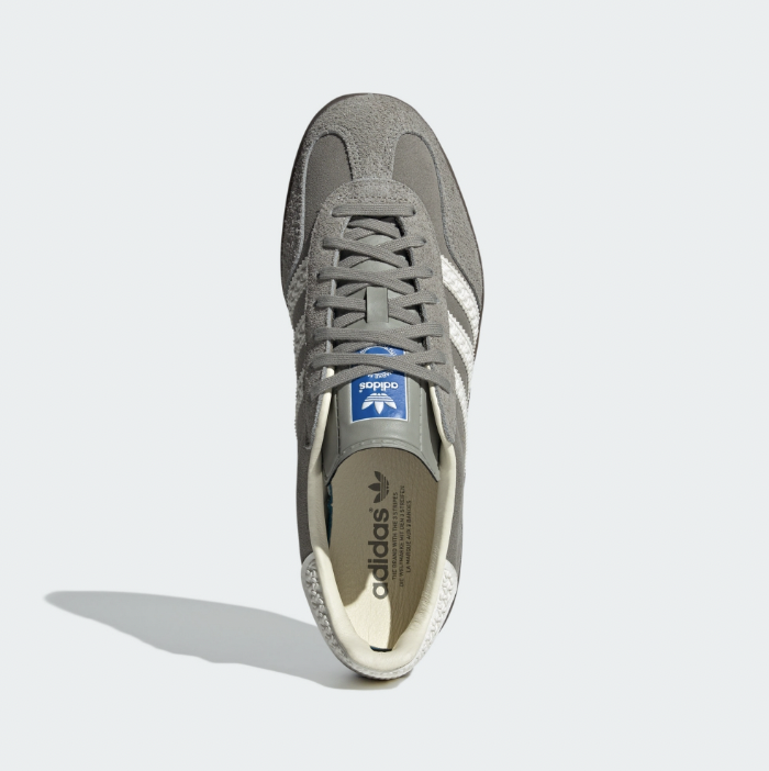 Adidas GAZELLE INDOOR 運動休閒鞋 灰色 (IF1807) 正面官方照