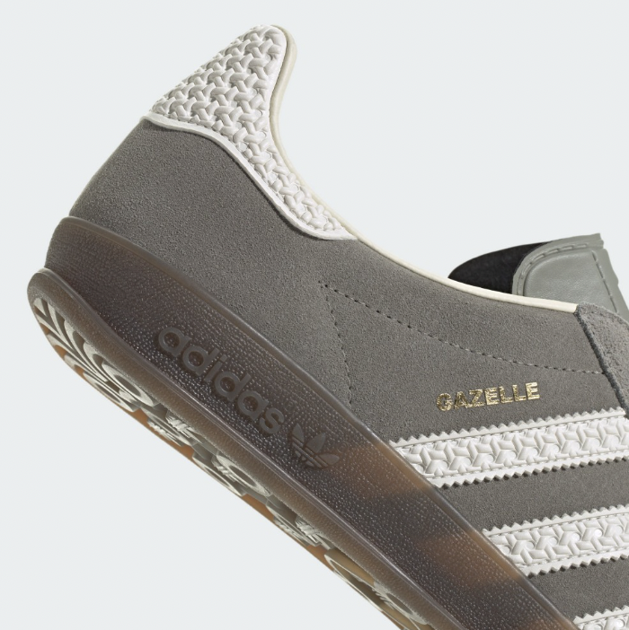 Adidas GAZELLE INDOOR 運動休閒鞋 灰色 (IF1807) 細節官方照
