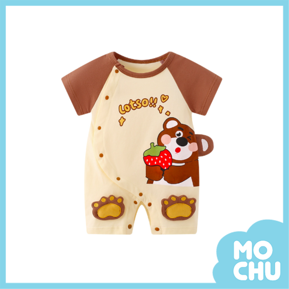 淘氣熊短袖連身衣