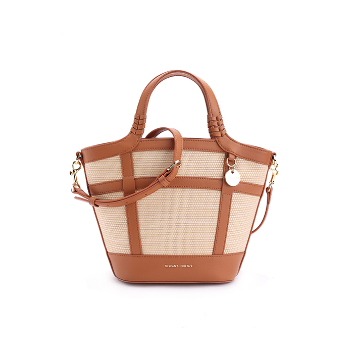 RAFFIA Bucket Bag