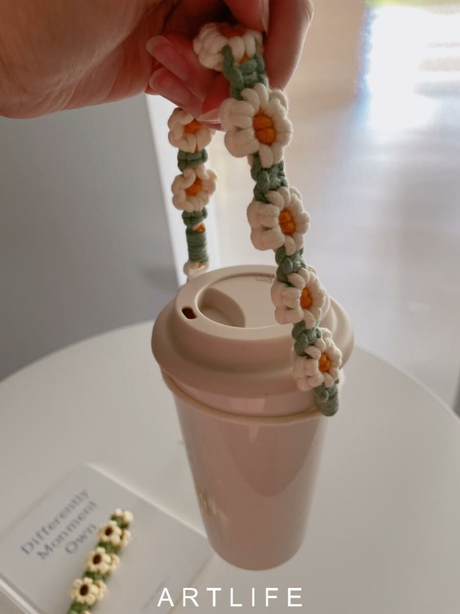 心花朵朵開 飲料杯編織提繩 (NEW新色)