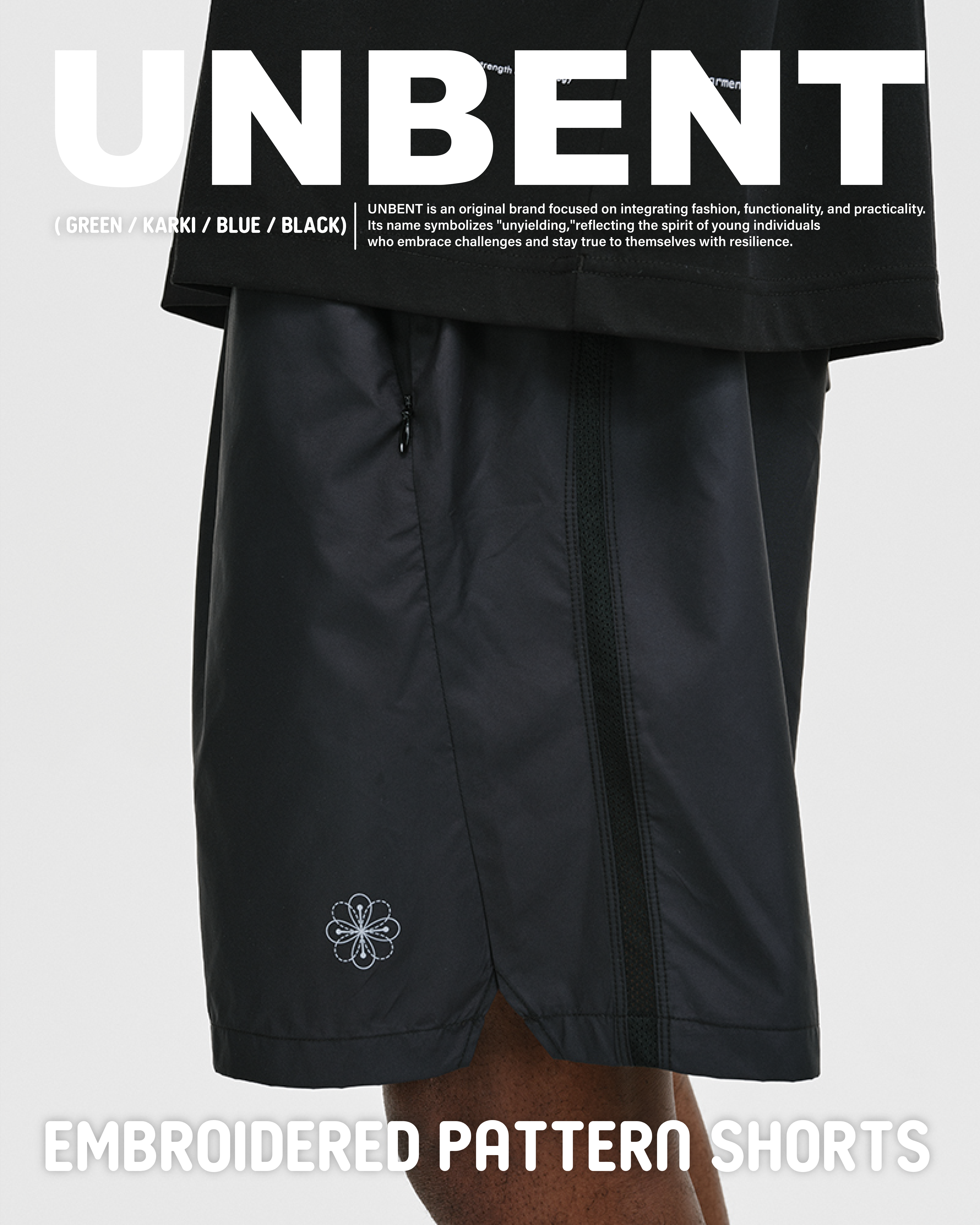 #預購 Shadow by unbent 塔夫綢 抗皺速乾短褲 四色 (308)