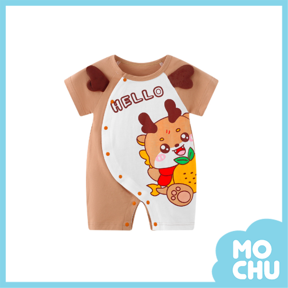 玩耍龍短袖連身衣