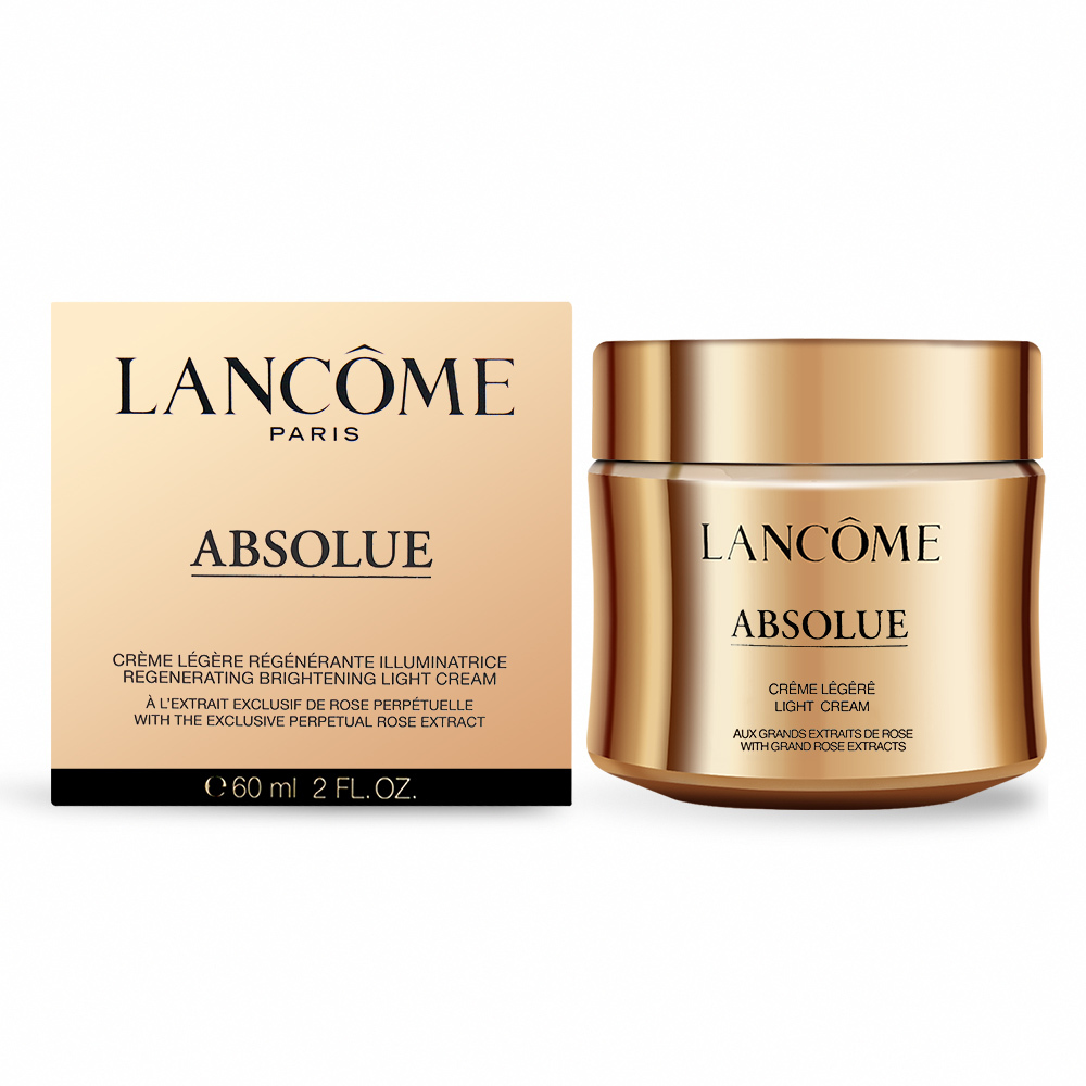 LANCOME 蘭蔻 絕對完美黃金玫瑰修護乳霜 輕盈版(60ml)-國際航空版
