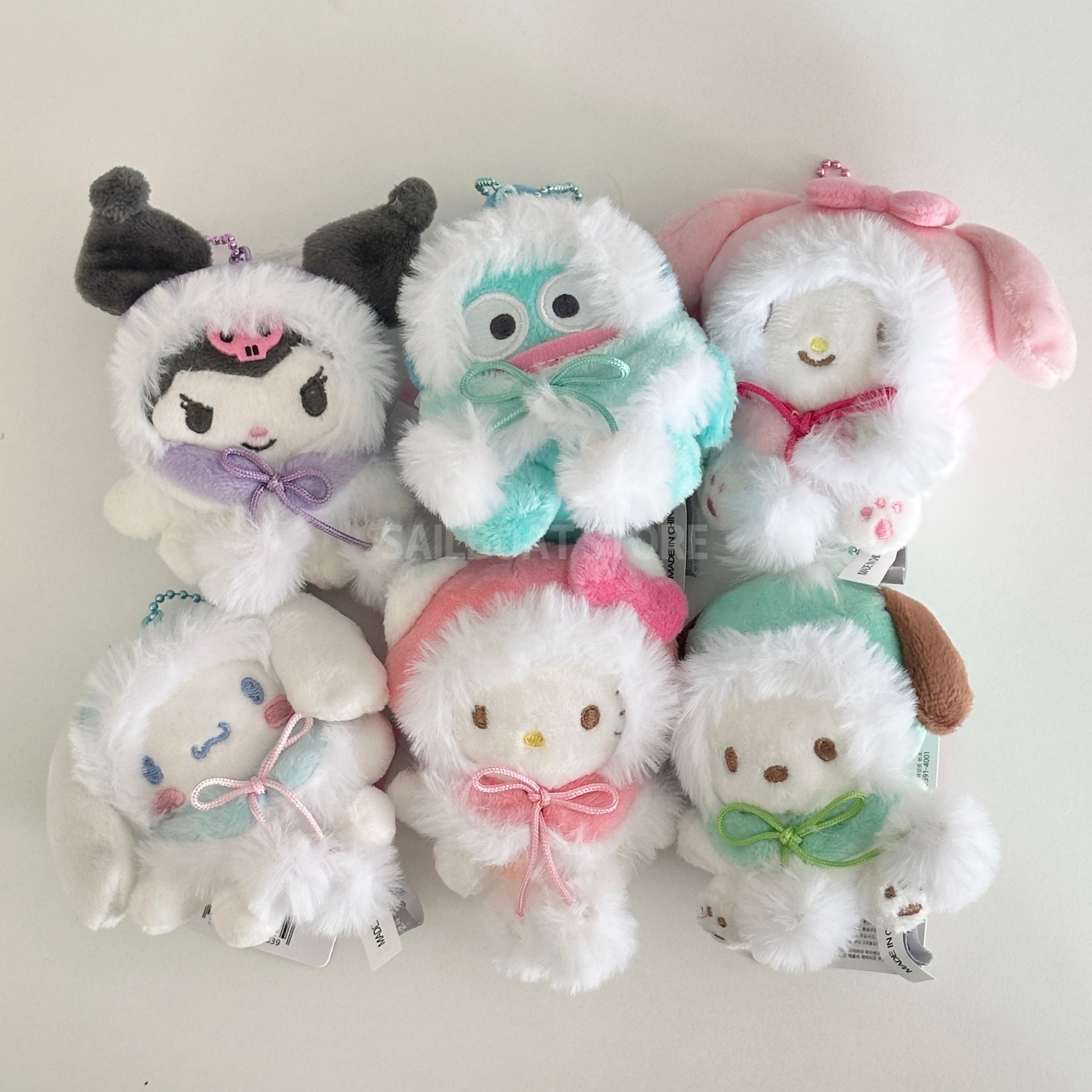 #現貨 三麗鷗 小款 彩色斗篷 吊飾鑰匙圈