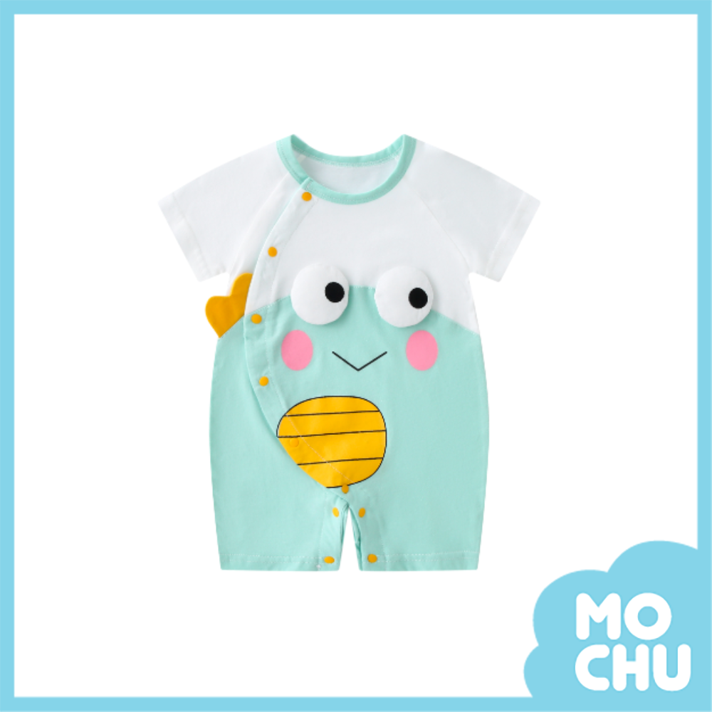 大眼先生短袖連身衣