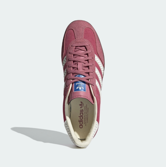 Adidas GAZELLE INDOOR 運動休閒鞋 粉色 (IF1809) 正面官方照