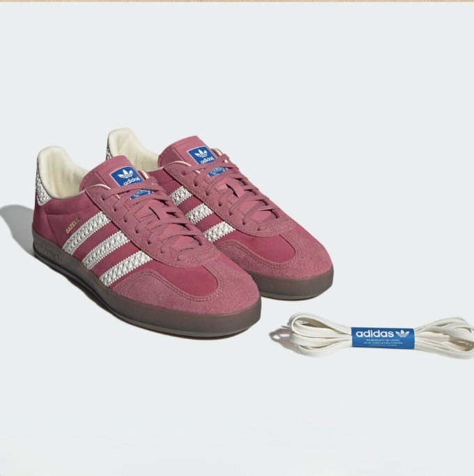 Adidas GAZELLE INDOOR 運動休閒鞋 粉色 (IF1809) 官方照
