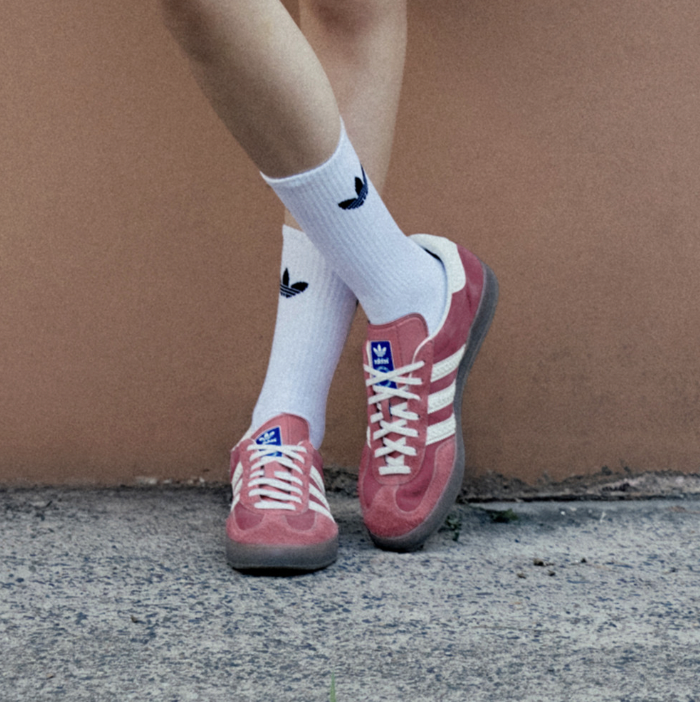 Adidas GAZELLE INDOOR 粉色 (IF1809) 實著官方照