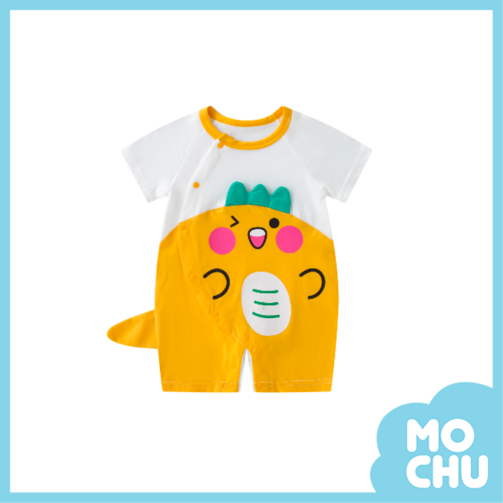 調皮公雞短袖連身衣