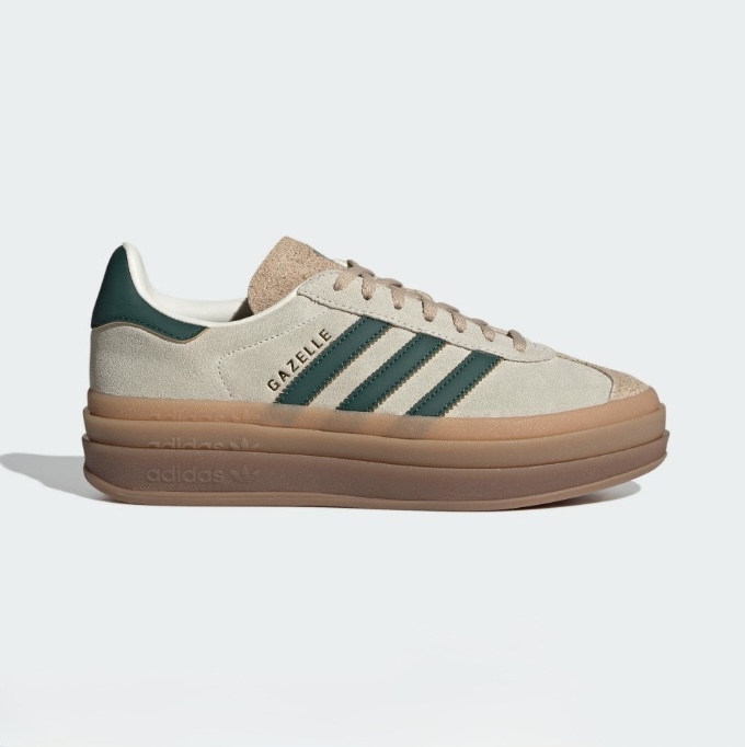 Adidas GAZELLE BOLD 運動休閒鞋 綠色 (ID7056) 官方照