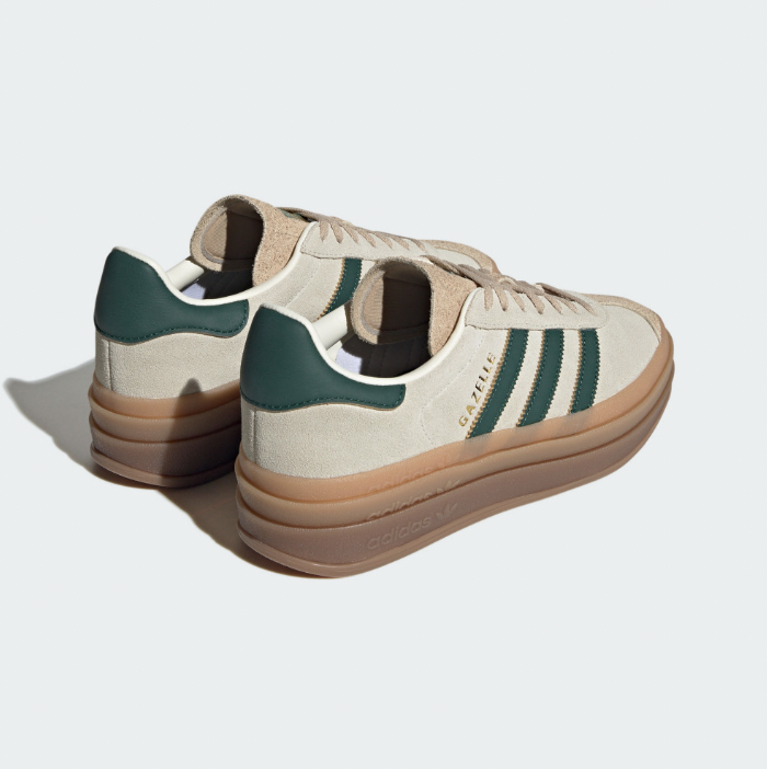 Adidas GAZELLE BOLD 運動休閒鞋 綠色 官方照