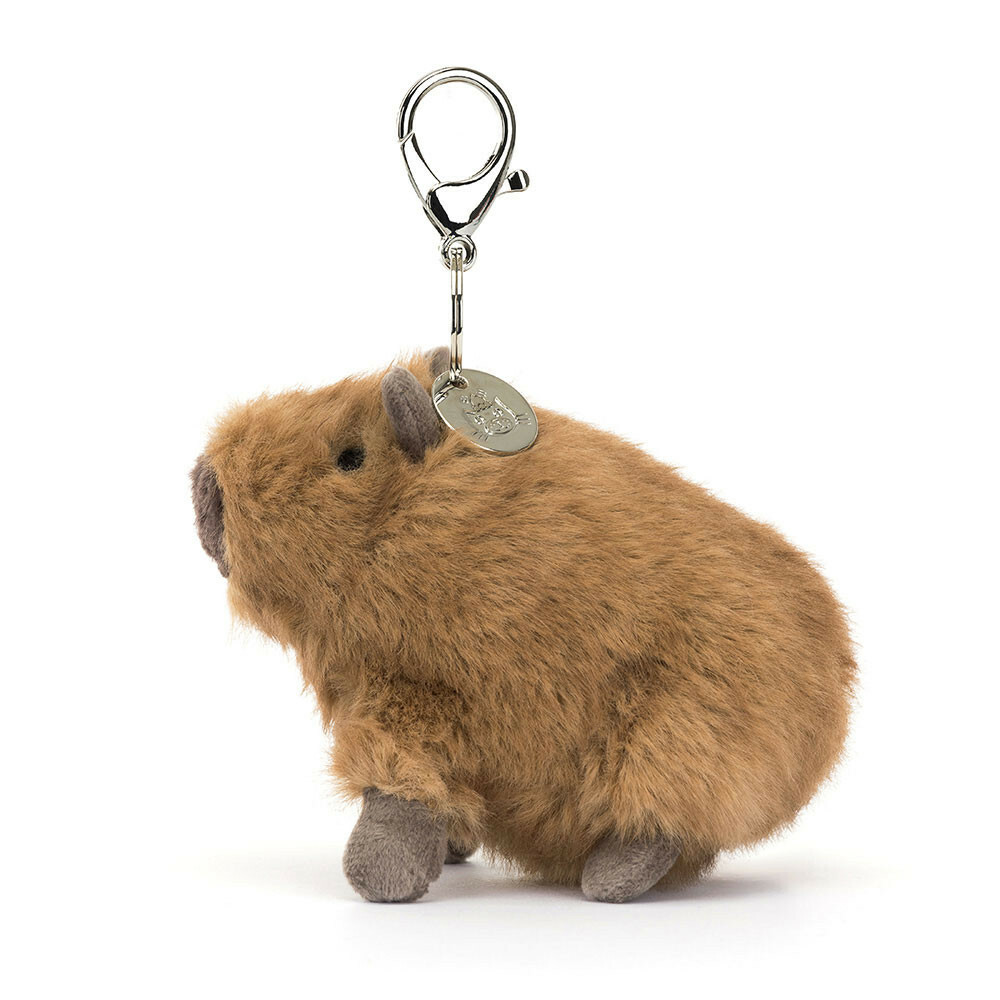 Jellycat Clyde Capybara Bag Charm 水豚君吊飾/鑰匙圈