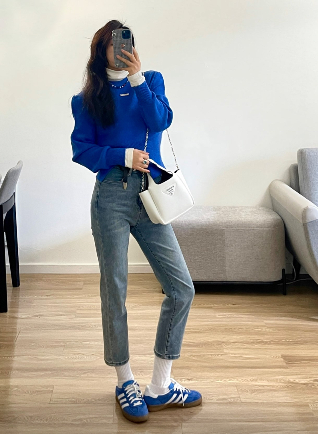 PRADA 菜籃子 皮革mini 手袋