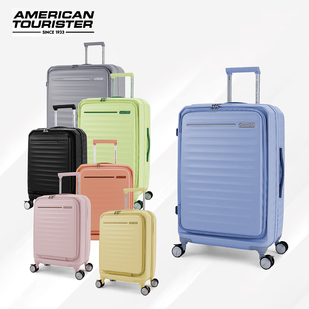 ┃第二代煞車輪┃American Tourister美國旅行者 19吋 25吋 28吋  1:9開拉鍊旅行箱