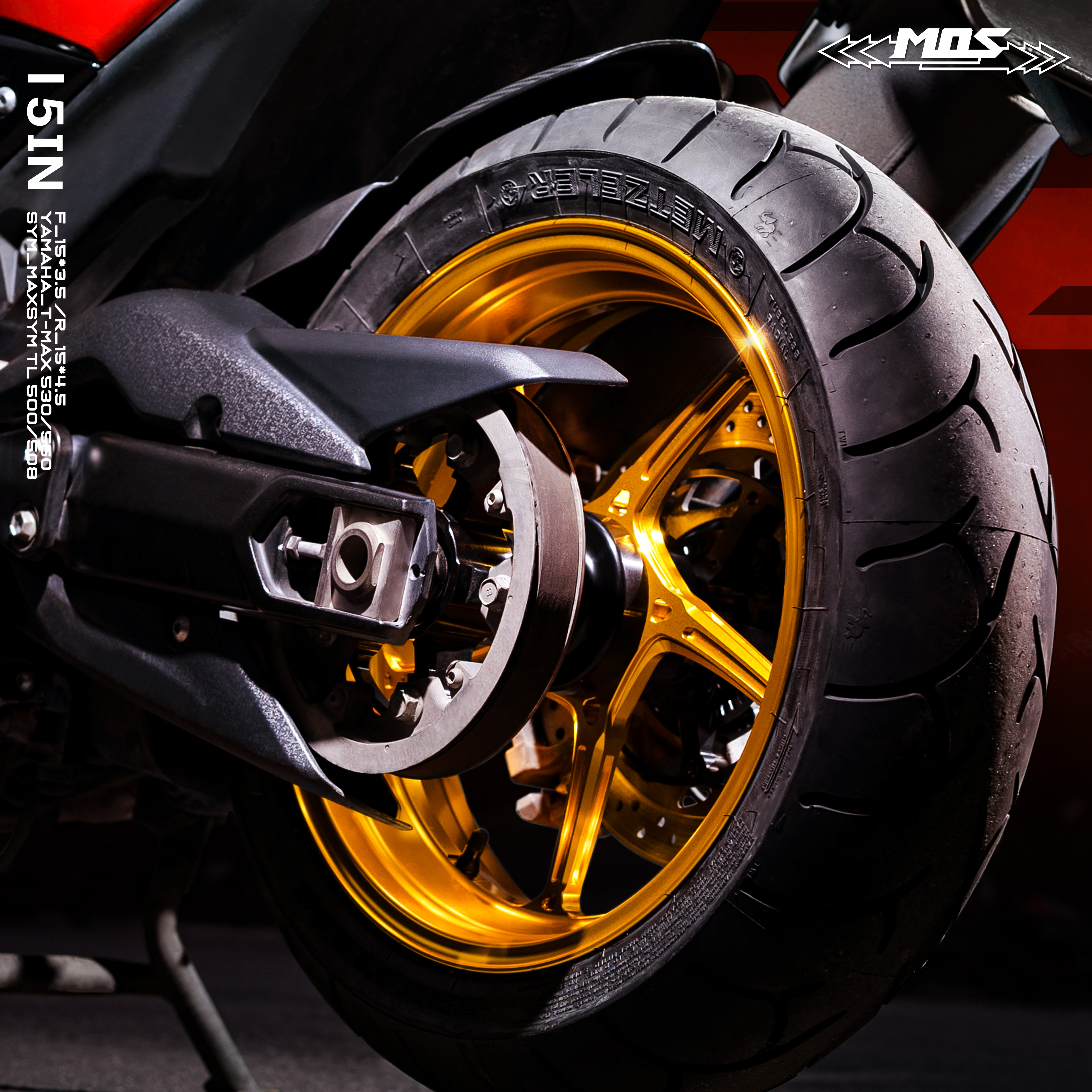 Forged TF05M Wheel for Yamaha TMAX 530 & 560