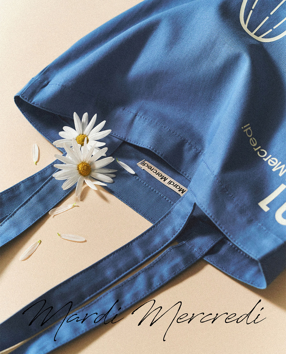 MARDI MERCREDI CANVAS BAG FLOWER (5色入)