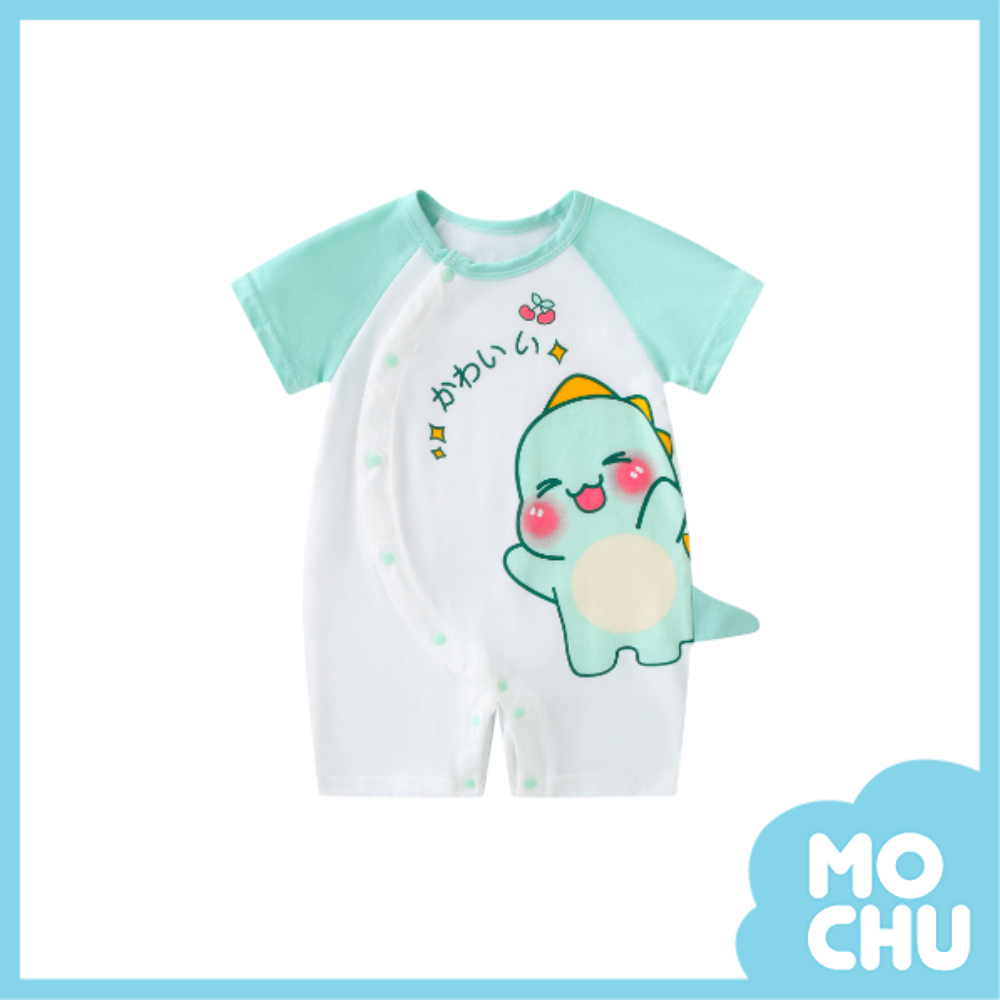 陽光恐龍短袖連身衣