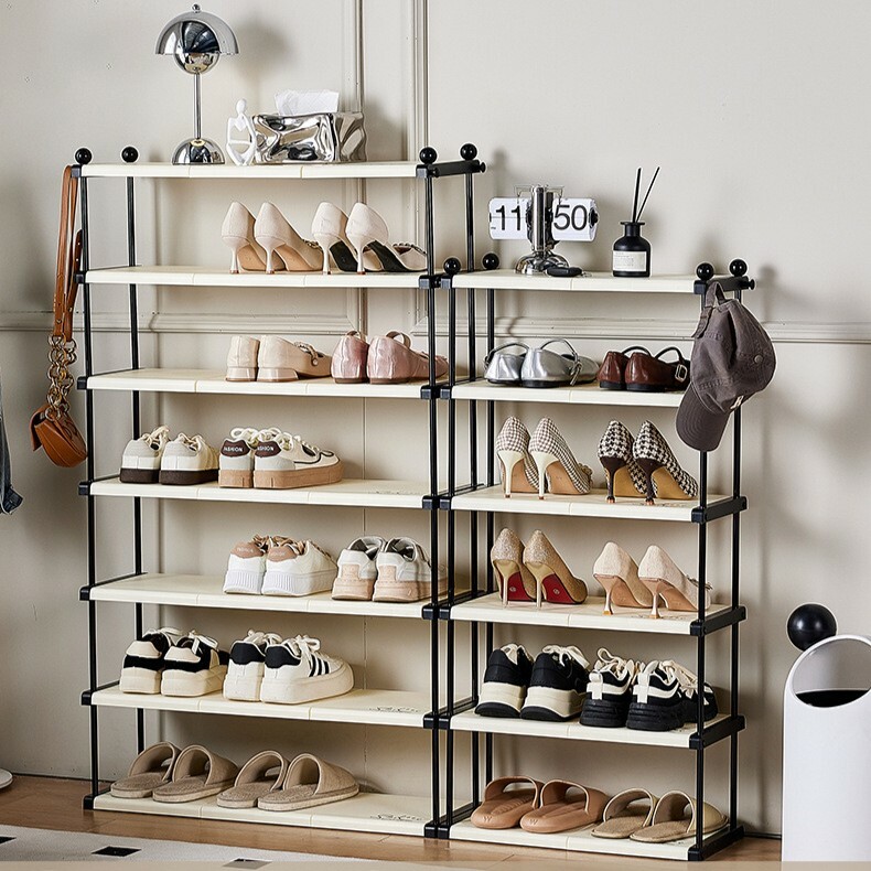 《5850》奶油笑臉置物收納鞋架