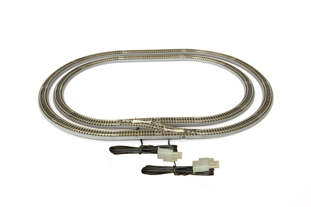 Rokuhan R079 Z規 經典軌道導軌套件 E 迷你曲線雙軌道套件