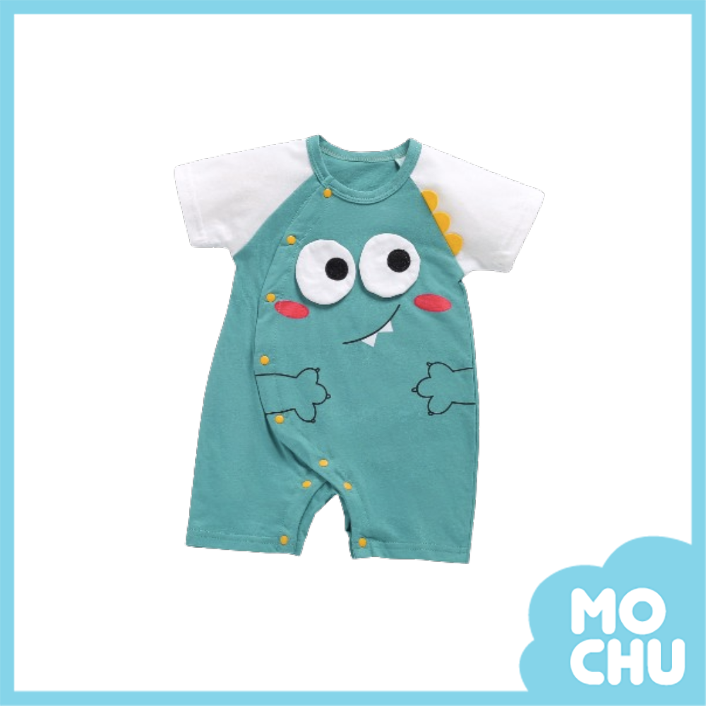 大眼龍短袖連身衣